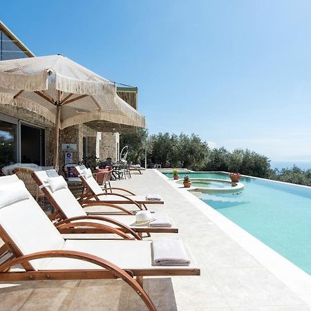 Summerwine Luxury Villa Sea View Private Pool Spartylas Dış mekan fotoğraf