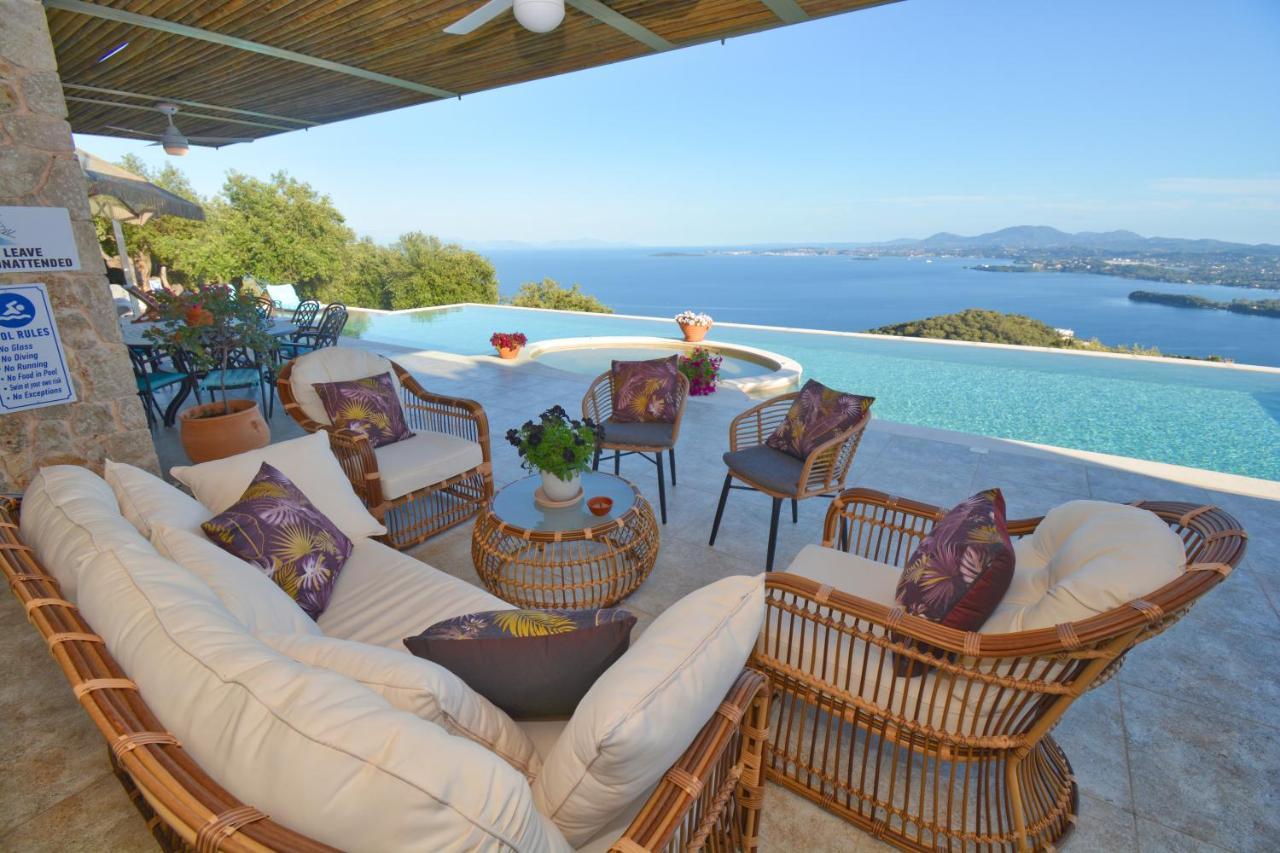 Summerwine Luxury Villa Sea View Private Pool Spartylas Dış mekan fotoğraf