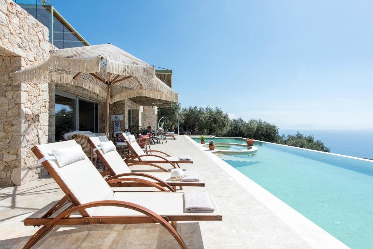 Summerwine Luxury Villa Sea View Private Pool Spartylas Dış mekan fotoğraf